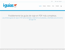 Tablet Screenshot of i-guias.com